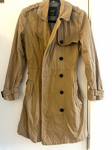 Mango basics beige trench - basics,