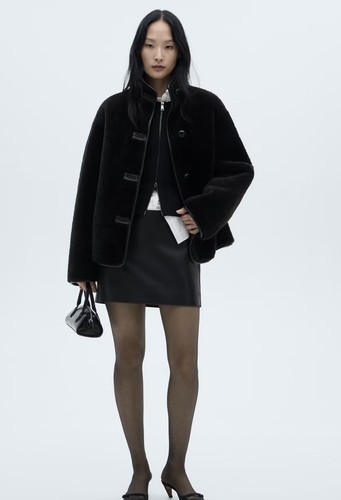 Mango women short faux fur - mango,