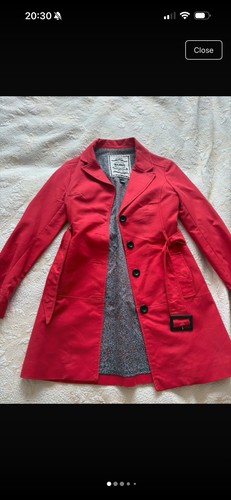 Mango cotton trench 8uk - mango,