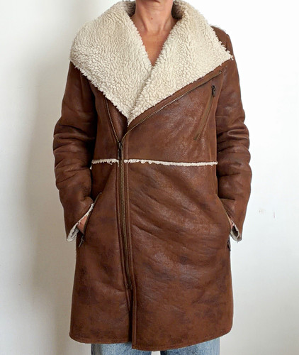 Mango coat size brown - size,