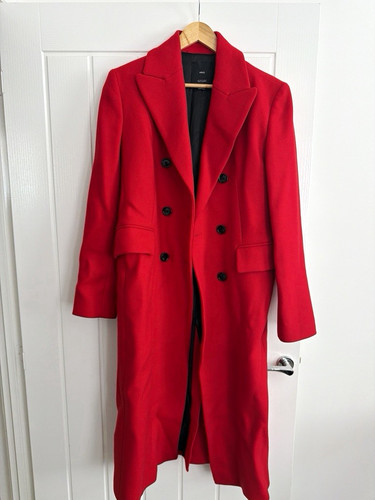 Mango women red long - long, wool
