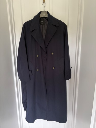 Mango navy trench coat - mango,