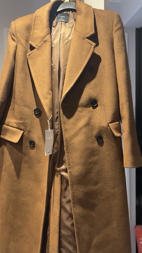 Mango tan brand new coat - mango,