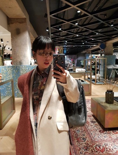 Mango long cream women - cream, coat