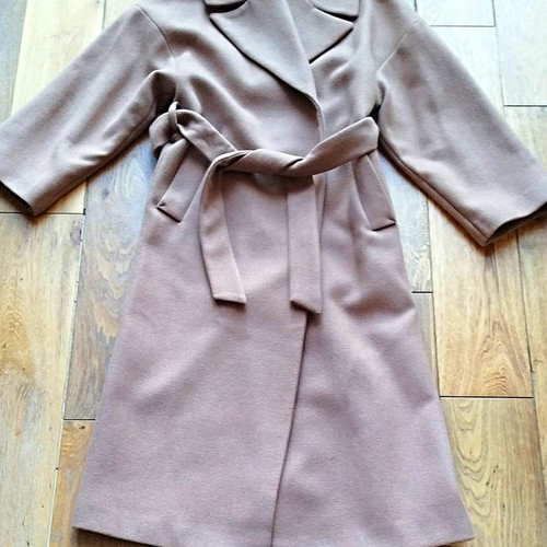 Mango camel wool - mango, belted