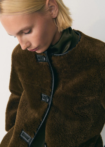 Mango women fur - mango, coat