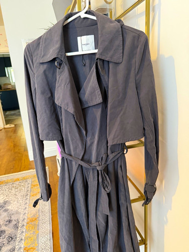 Mango suit grey lyocell - mango, twill