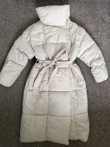 Mango cream belted quilted - mango,