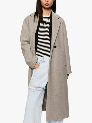 Mango gauguin wool blend coat - mango,